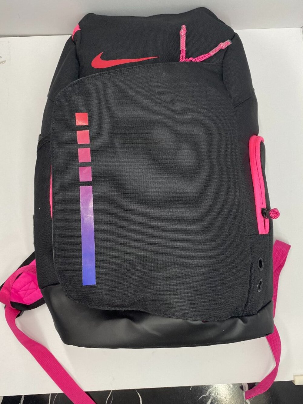 Nike Basketball Backpack Air Cushion Backpack（Pink back）